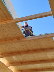 Pergolas techos de madera foto vertical
