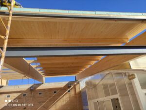 Pergolas techos de madera para piscina